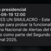 Segundo Simulacro Nacional 2025 | ¿Recibiste la alerta en tu celular?