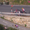 Mejora ciclista italiana tras su fortísima caída en la Milán-San Remo 2026 | Video