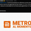 Lluvias en CDMX provocan cortes en el servicio y retrasos en la red del Metro